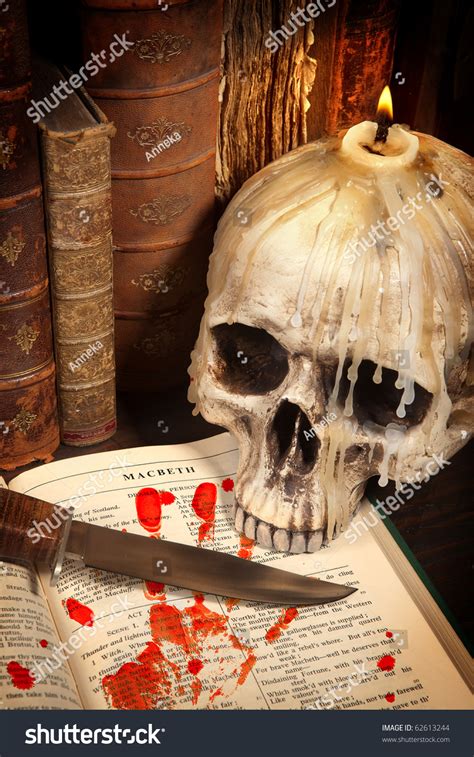 Shakespeares Macbeth Old Books Dagger Stock Photo 62613244 Shutterstock