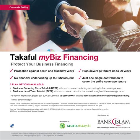 Takaful Mybiz Financing Bank Islam Malaysia Berhad