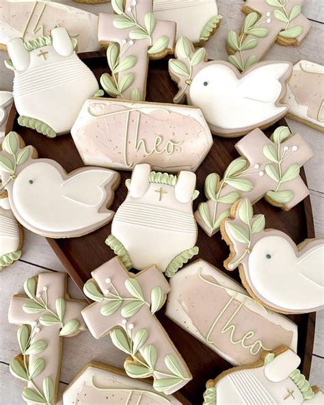 Andre Cookies On Instagram Baptism Cookies For Theo Cookies