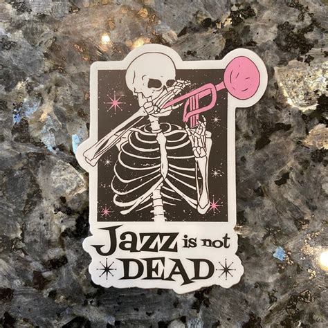 Jazz Sticker Laptop Sticker Music Sticker Vinyl Sticker Jazz Music