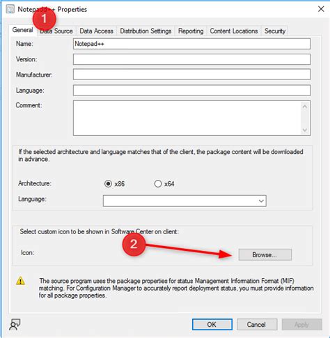 SCCM Task Sequence Package Icons Software Center Customization