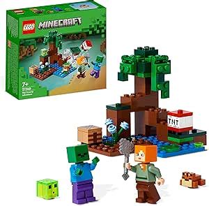 LEGO 21240 Minecraft Przygoda na mokradłach Zabawka Konstrukcyjna z