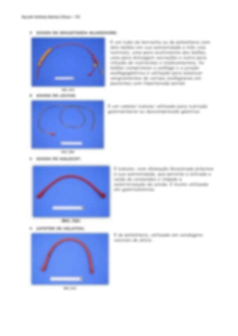 Solution Resumo Sonda Cateter Drenos Studypool