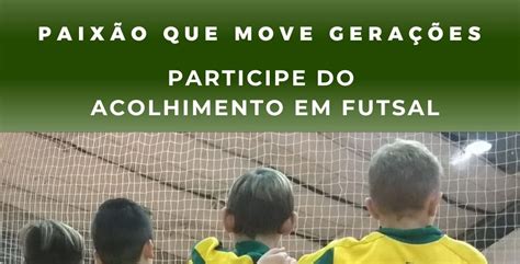 Acolhimento em futsal é nesta terça Cepe Canoas