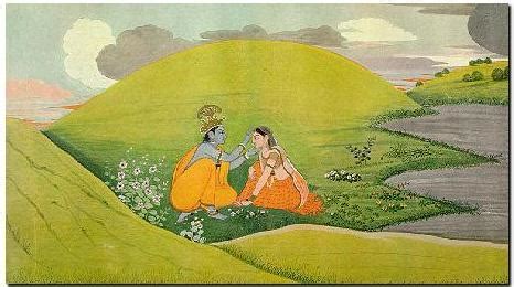 Pahari Paintings ~ Siva Travelogue