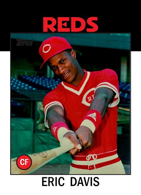 Pin By Strtcrnr On Eric Davis Eric Davis Cincinnati Reds Baseball