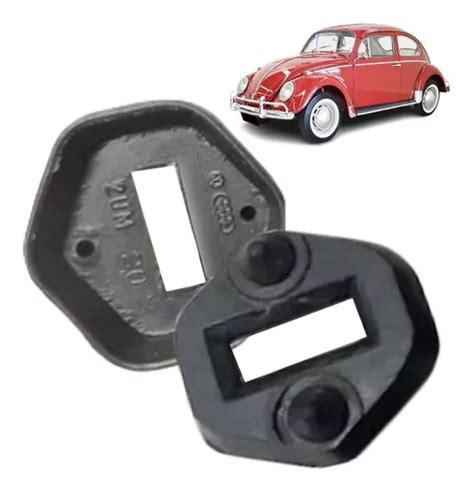 Borracha Limitador Porta Fusca Original Vw Par R Em Leme S O