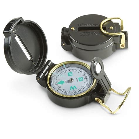 Military Style Lensatic Compasses 2 Pack 208766 Compasses Books And Maps At Sportsmans Guide