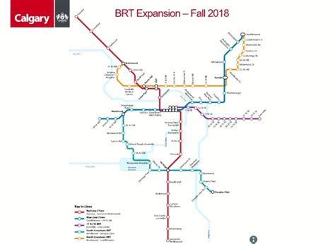 Calgary Transit System Map