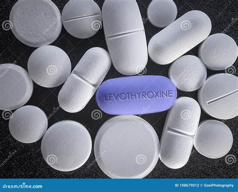 Levothyroxine Blue Pill On Black Editorial Image | CartoonDealer.com ...