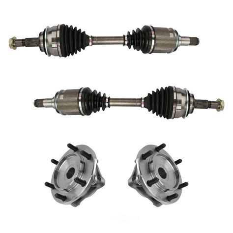 Tacoma Front Cv Axle Shafts And Hub Assembly Set Wd Tacoma