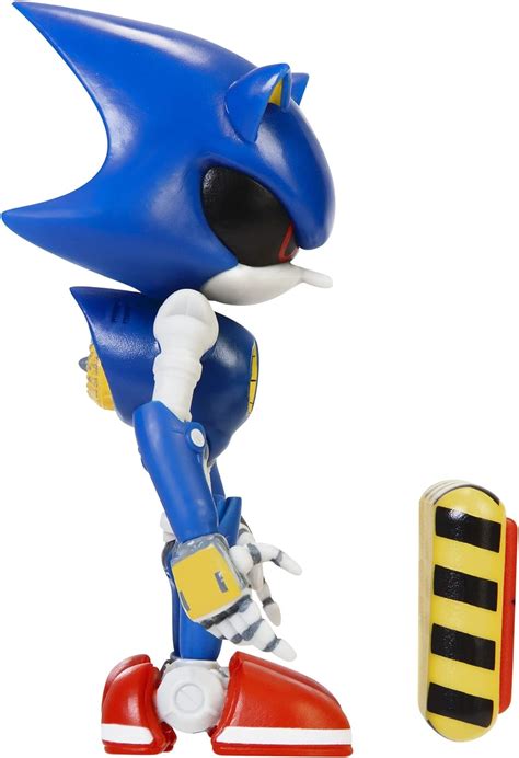 Sonic The Hedgehog 4″ Modern Metal Sonic Action Figure with Trap Spring ...