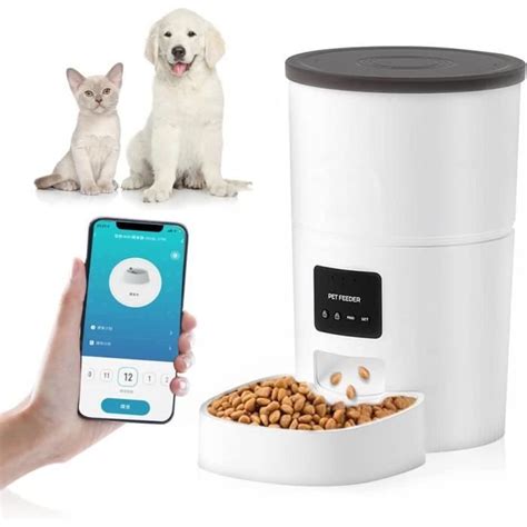 Pahajim L Distributeur Croquettes Chats Chiens Automatique G Wifi