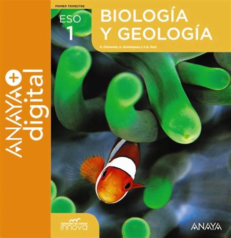 Biología Y Geología 1 Eso Profesorado Anaya Digital