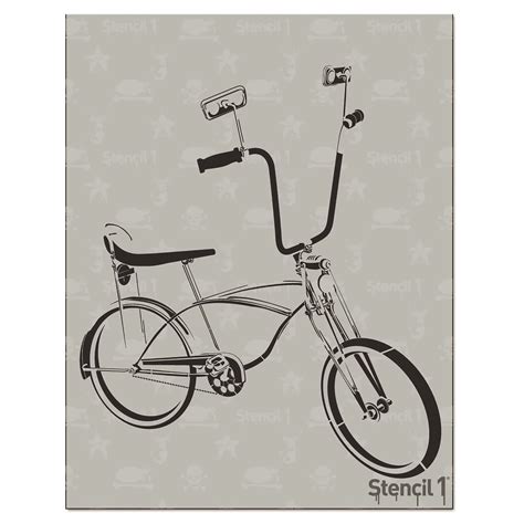 Bicycle Stencil 85″x11″ Stencil 1