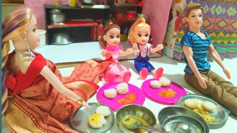 Fun With Barbie Show Epi Barbie Doll All Day Routine In Indian