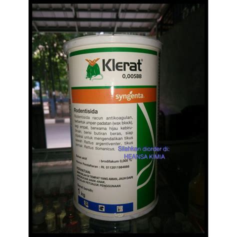 Jual UMPAN RACUN TIKUS KLERAT 1KG Shopee Indonesia