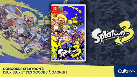 Cultura On Twitter Concours Pour F Ter La Sortie De Splatoon Sur