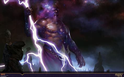 Magic The Gathering Titans Fantasy Art Artwork Lightning