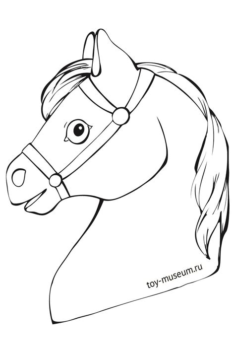 Horse Template For Diy Crafts