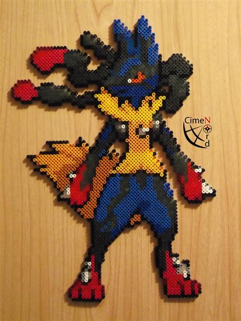 Pokemon Perler Riolu Lucario Mega Lucario Pokemon Perle Art Images