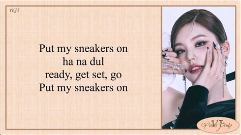 Itzy Sneakers Easy Lyrics Youtube