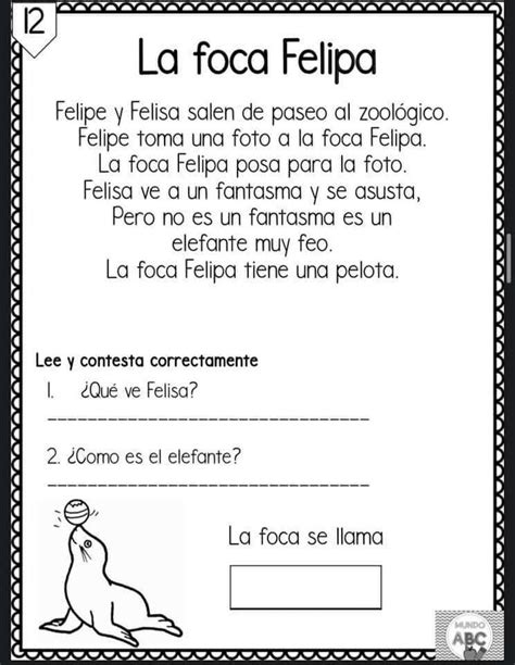 Cuaderno Comprensi N Lectora Imagenes Educativas Lectura De