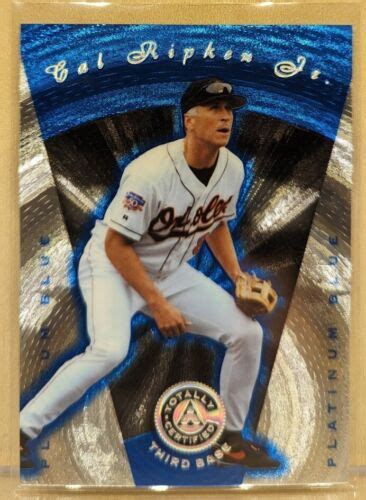 Pinnacle Totally Certified Platinum Blue Cal Ripken Jr Hof