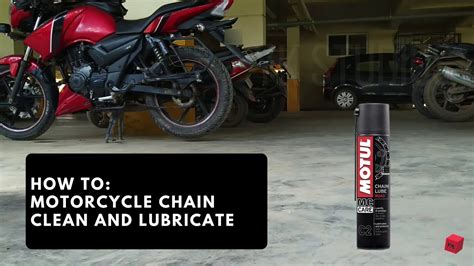 [video] How To Clean And Lubricate Your Motorcycle Chain And Sprocket Youtube