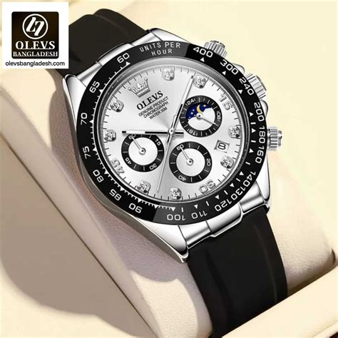 Original Olevs Luxury Model Chronograph Active Watch Official