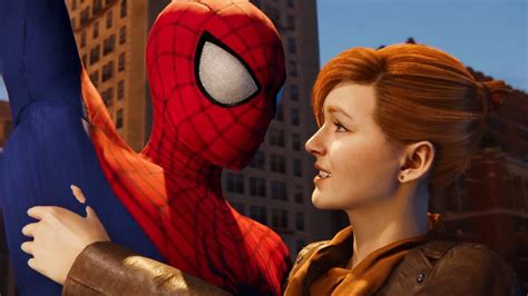 Tasm Andrews Garfield Saves Mj Spider Man Pc Mod New Suit Youtube