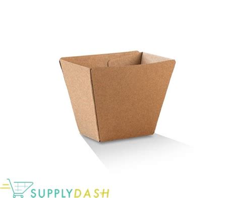 Supplydash Chip Cup Corrugated Kraft Plain Pcs