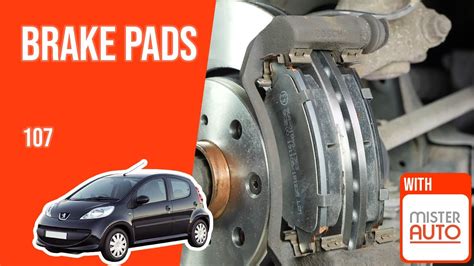 How To Replace The Front Brake Pads Peugeot 107 🚗 Youtube