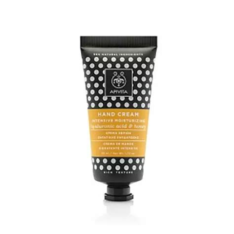 Apivita Hand Cream Intensive Moisturizing Hyaluronic Acid Honey Rich