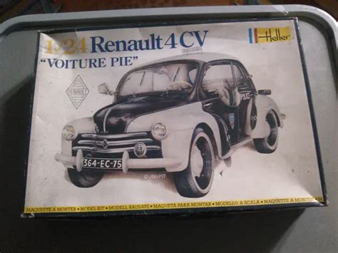 Bo Tage Maquette Heller Renault Cv Pie Police Et Notice Montage