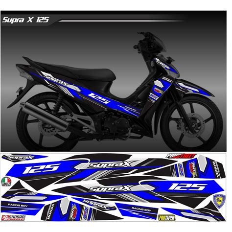 Variation Of CUSTOM Trim STICKER Variations Of HONDA SUPRA X 125 OLD