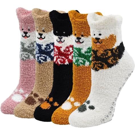 Chaussettes Antid Rapantes Polaire Femme Hiver Chaussettes Pilou Pilou