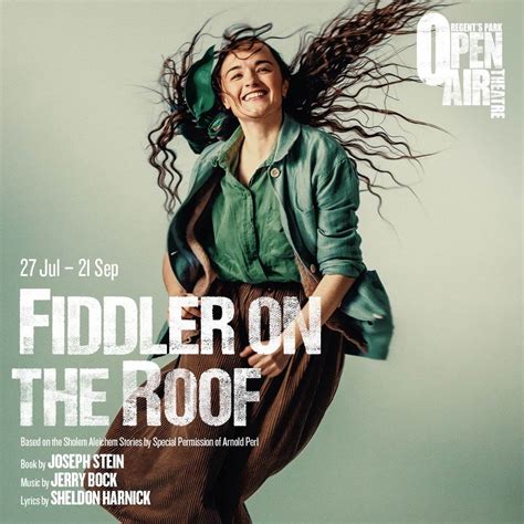 Fiddler On The Roof At Regent S Park Open Air Theatre