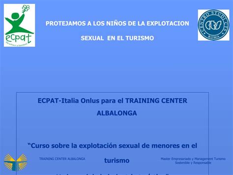 PPT PROTEJAMOS A LOS NIÑOS DE LA EXPLOTACION SEXUAL EN EL TURISMO