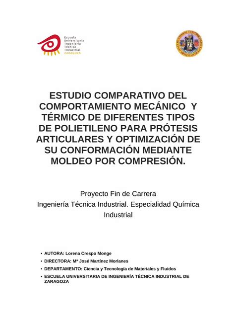 Pdf Estudio Comparativo Del Comportamiento Mec Nico Y Dokumen Tips