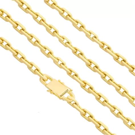 Corrente Masculina Cartier Maci A Grossa Em Ouro K Cm