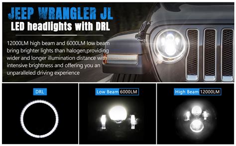 Amazon Bunker Indust Inch Led Headlights For Jeep