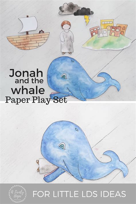 Free Printable Jonah And The Whale Craft Template