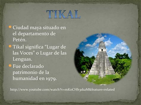 Presentaci N Lugares Turisticos De Guatemala Ppt