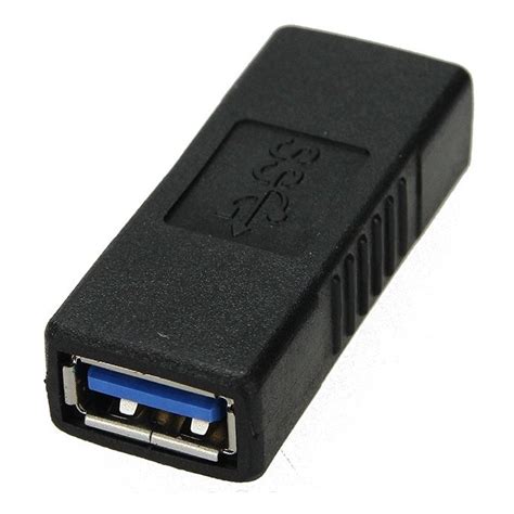 Usb 30 Female To Female Adapter Black