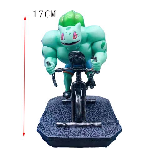 Estatua Bulbasaur Musculoso Fitness Academia Pokemon Cm Toyshow