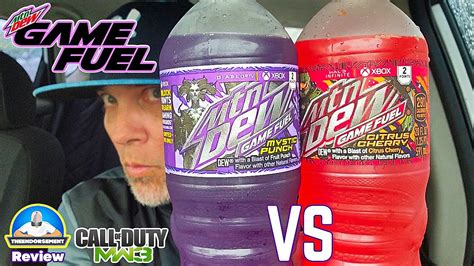 Mtn Dew Game Fuel Review Cherry Citrus Vs Mystic Punch