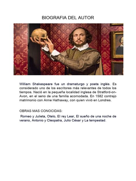 Sobre O Autor - Biografia Del Autor | PDF