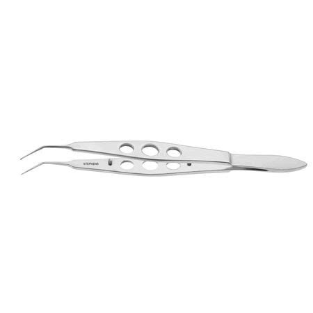 Kraf Capsule Tag Forceps Mm Jaws With Tying Platform Angled S