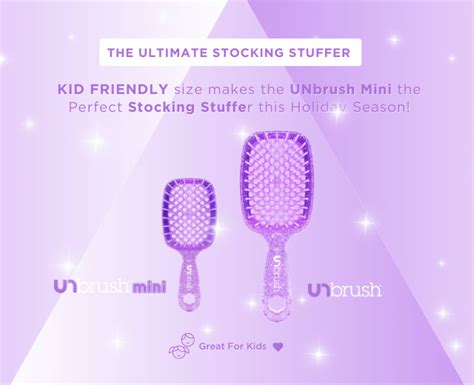 Unbrush Detangling Hair Brush Mini Amethyst Fhi Heat™